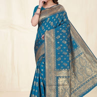 Graceful Jacquard Silk Saree with Blouse Piece for Timeless Ethnic Fashion | TUL-HANSJODA SILK VOL-45
