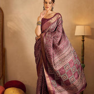 Holland Silk Handloom Silk Saree with Blouse for Premium Ethnic and Traditional Wear | ALL-HOLLAND SILK-76