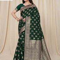 Stylish Jacquard Silk Saree with Blouse Piece for Festive Collection | TUL-HANSJODA SILK VOL-47
