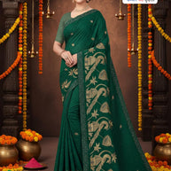 Fancy Saree Wholesale Supplier with Blouse Piece for Premium Ethnic and Traditional Wear | VKM-ZILA