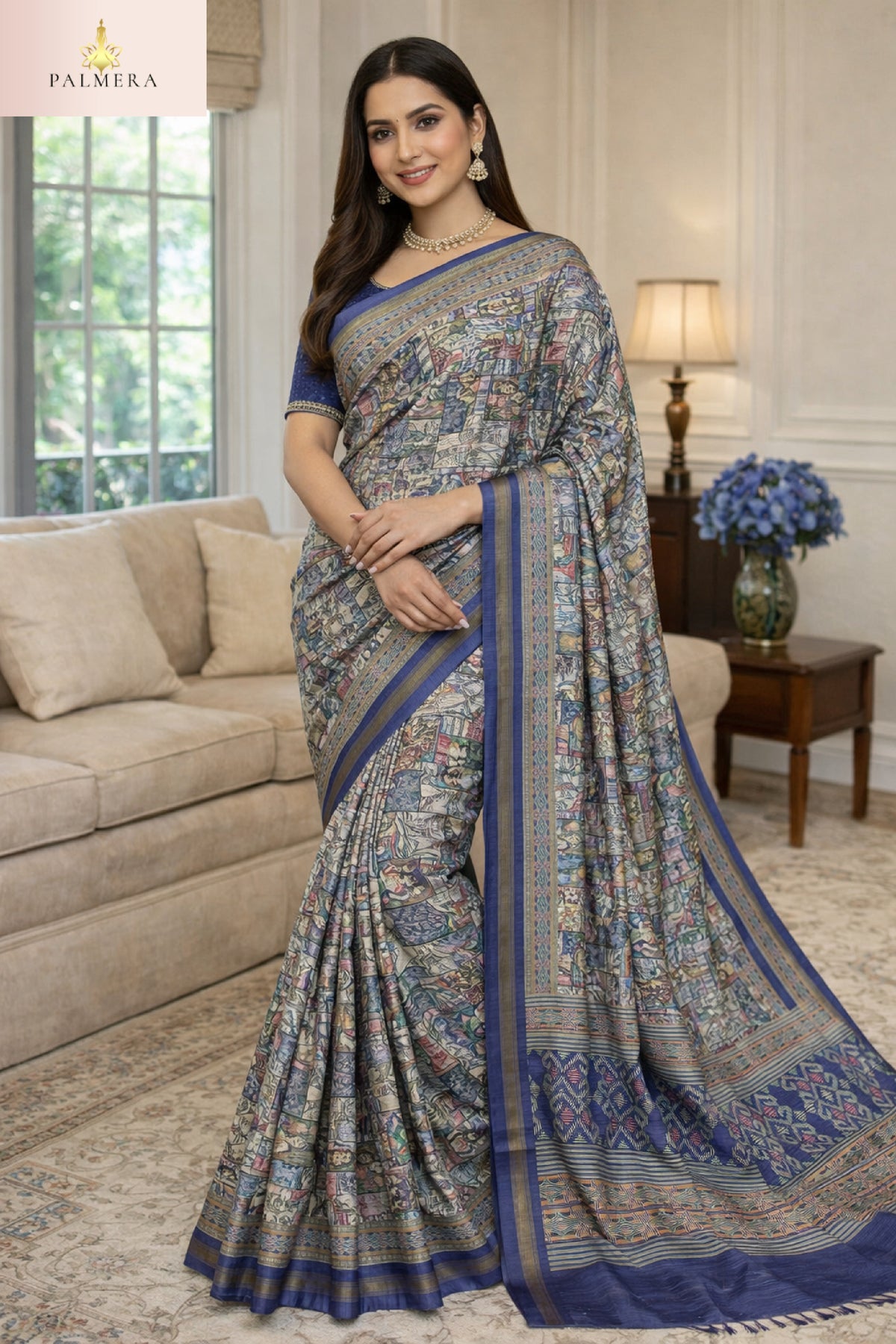 Palmera Saree Wholesaler and Palmera Saree Supplier | ALL-RESHAM JARI VOL-1