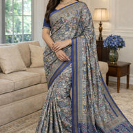 Palmera Saree Wholesaler and Palmera Saree Supplier | ALL-RESHAM JARI VOL-1