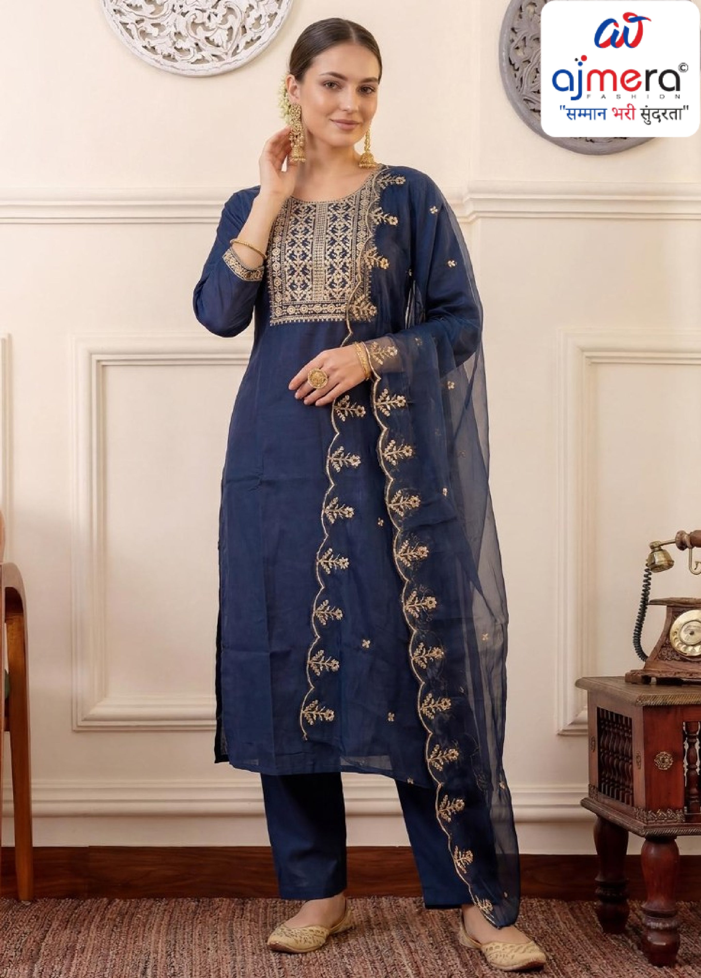 Designer Premium Ethnic Kurti Collection for Women | INDO-BB9KH462