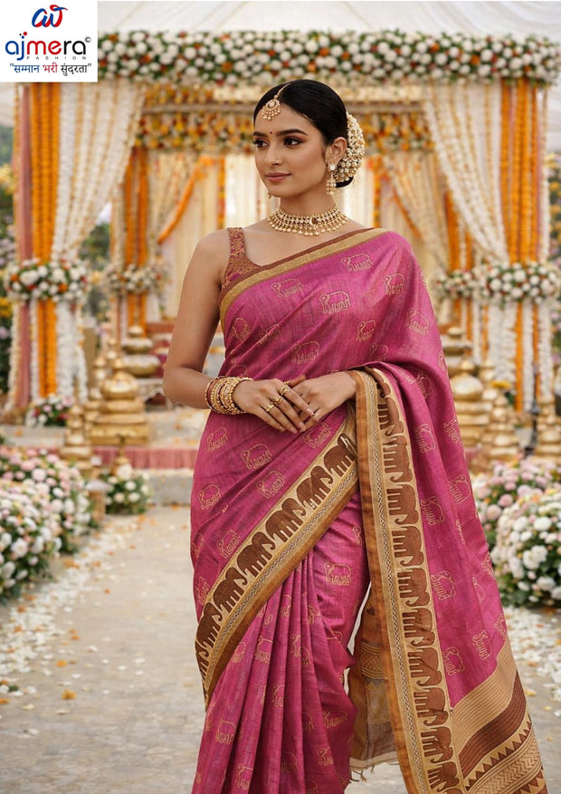 Contemporary Printed Saree with Blouse Piece for Premium Wear | RMF-BAHURANI VOL-6