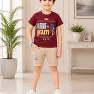 Wholesale Boys T-Shirt & Pant Set | SEM-1431