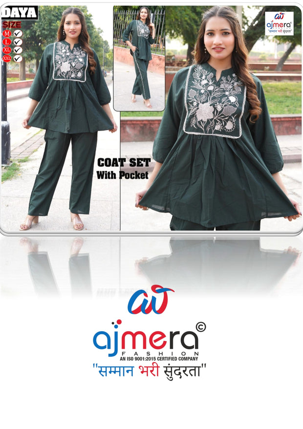 Designer Co-Ord Kurti Set for Women | BS-DAYA