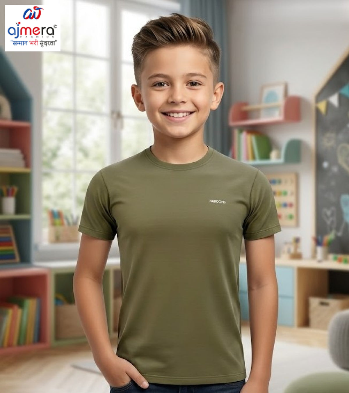 Imported Kids T-Shirt Wholesale in Surat | MJE-116