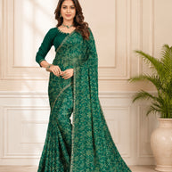 Stylish Printed Saree with Blouse Piece for Traditional Celebrations  | RDD-DISHA