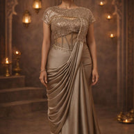 Designer Imported Fabric Gown for Women | KLK-388