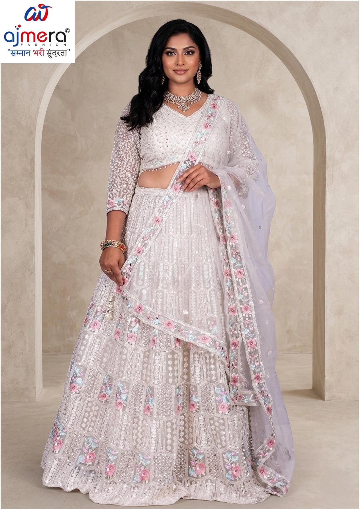 Designer Net Gown for Women | BGI-CROPTOP MJ-XL