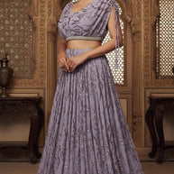 Designer Sequence Patti Gown for Women | KLK-194