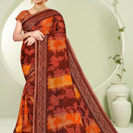 Exclusive Printed Saree with Blouse Piece for Elegant Ethnic Look  | SNR-JIVANIYA