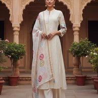 Elegant Designer Palmera Kurti Set for Women | MIK-170B