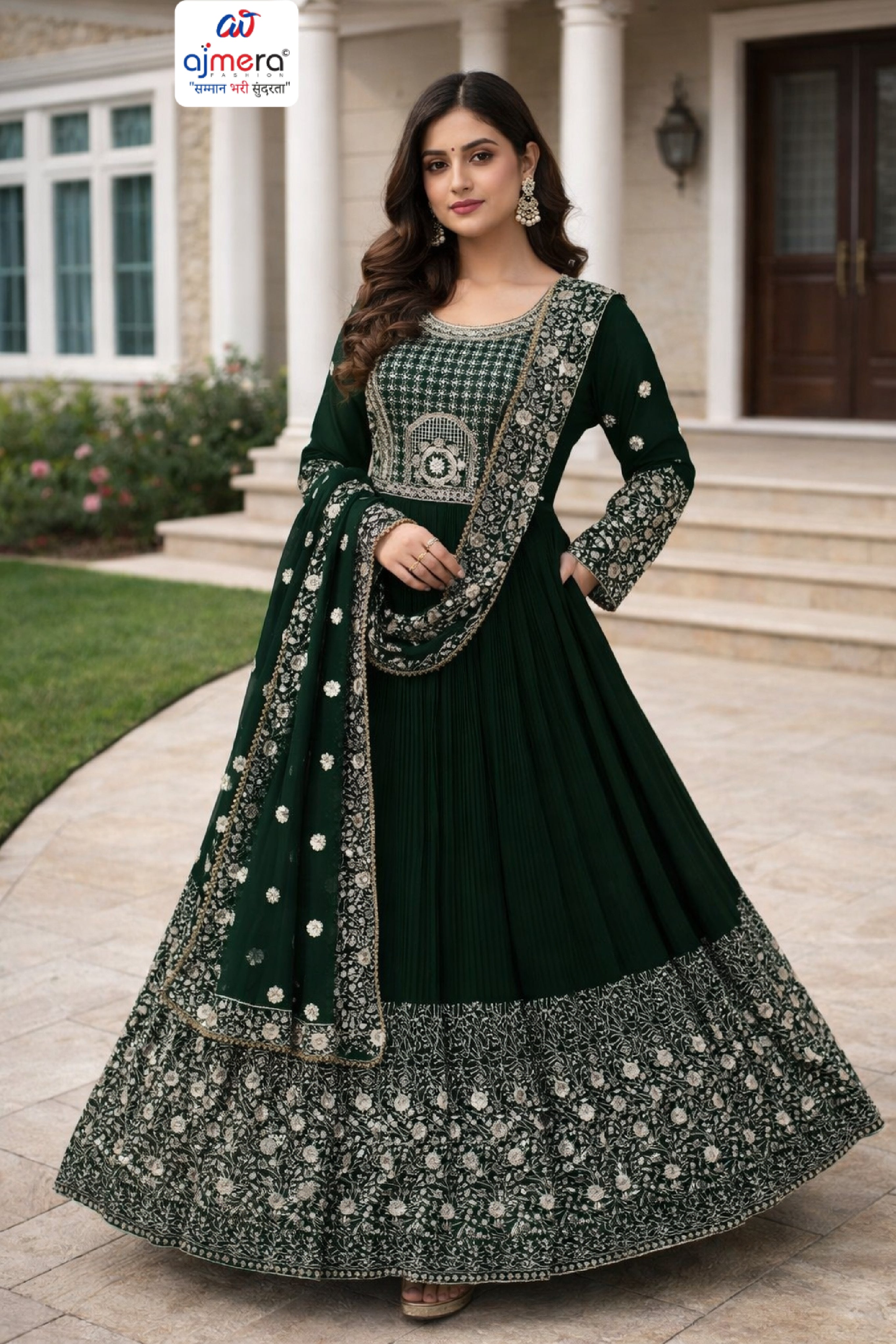 Elegant Designer Party Wear Gown for Women | PNC-DEEPA