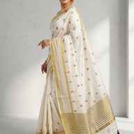 Apricot Doby Saree with Blouse for Premium Ethnic and Designer Wear | ALL-APRICOT-88