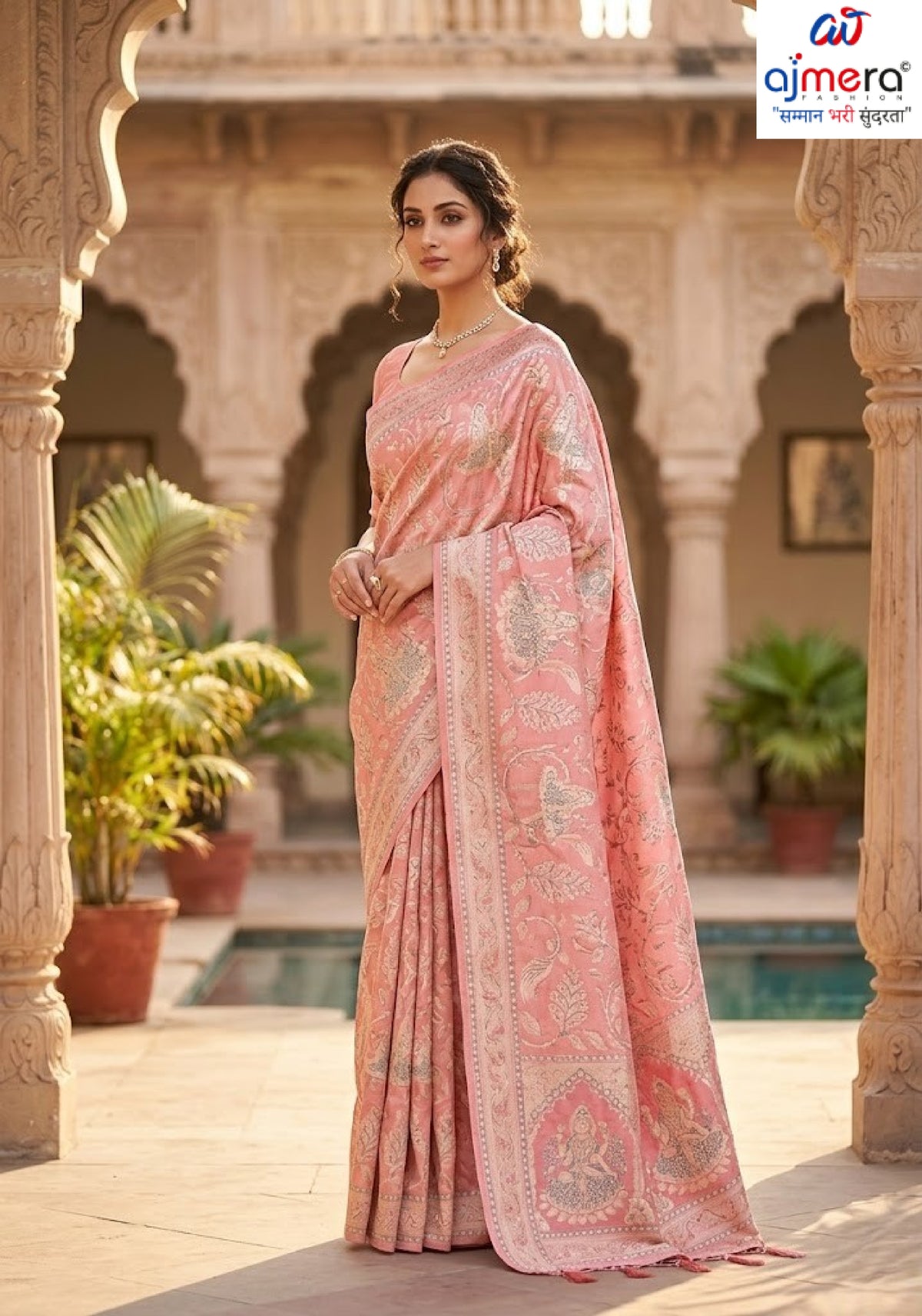 Chic Printed Saree with Blouse Piece for Sophisticated Ethnic Style  | SSR-CHAND CHAKORI