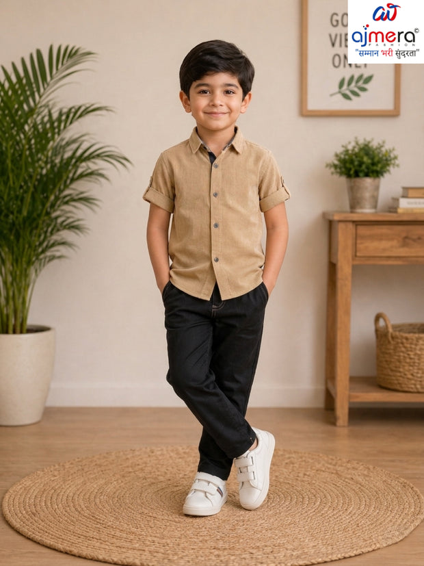 Wholesale Boys Knitted Shirt | VNA-N200