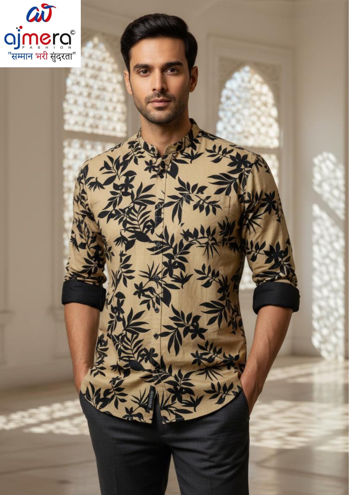Mens Shirt Wholesale Supplier India for Retailers | MRS-LINAN PRINT KURTA