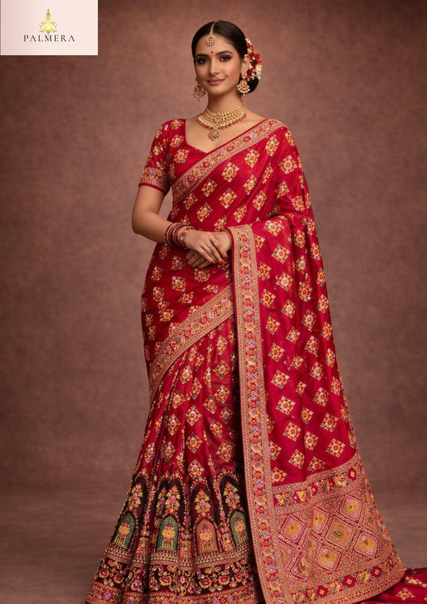 Bangal Era Viscose Saree with Blouse for Premium Ethnic and Designer Wear | ALL-BANGAL ERA-121