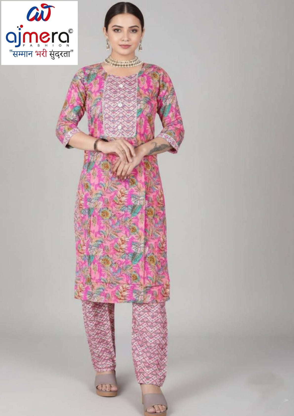 Designer Kurti Pant Set for Women | BVN-SUPER POWER