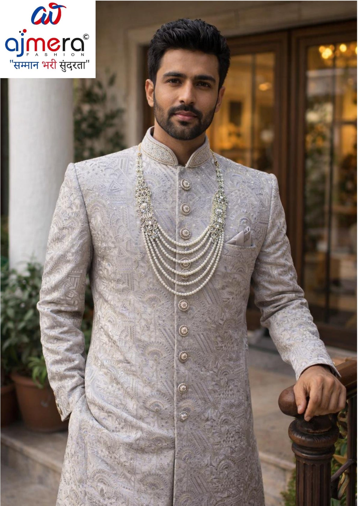 Mens Sherwani Wholesaler for Retailers | SNA-MSW11245