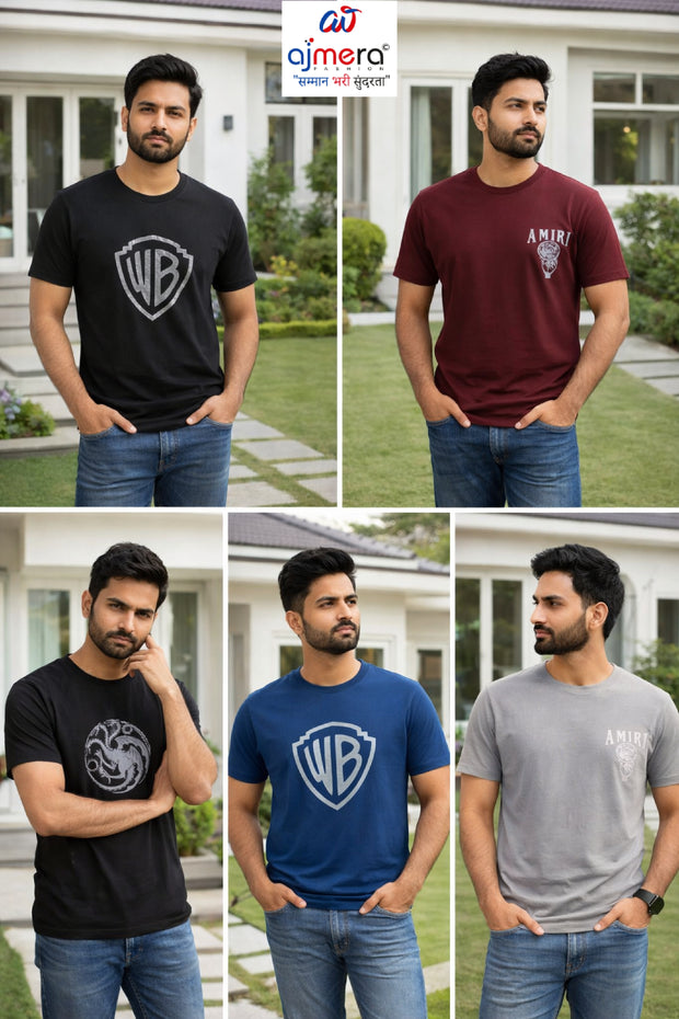 Mens T-Shirt Manufacturer India | RSS-2VE PRINT
