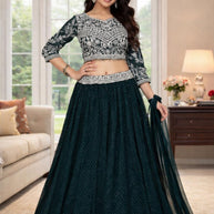 Elegant Designer Jorjet Party Wear Gown for Women | SHP-NIDHI
