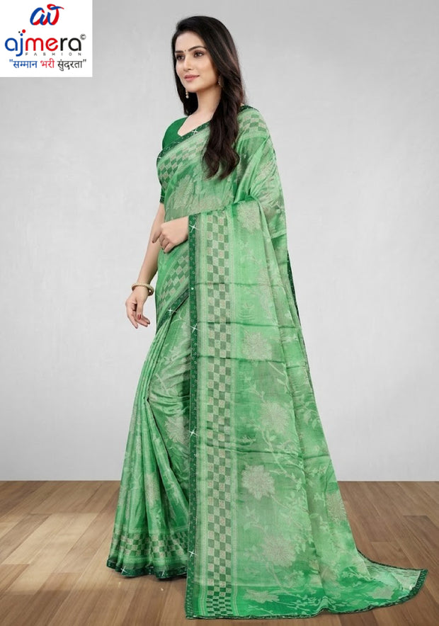 Fashionable Printed Saree with Blouse Piece for Festive Collection | TTS-HEENA VOL-28