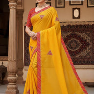 Saree Manufacturer in Surat with Blouse Piece for Premium Ethnic and Traditional Wear | RAL-BHOOL BHULAIYAA