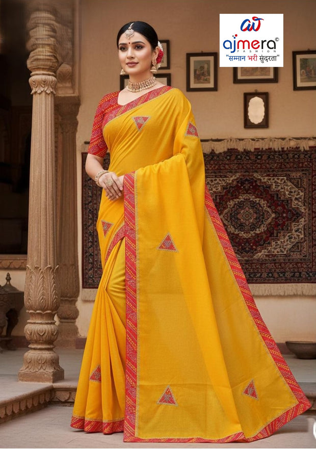 Saree Manufacturer in Surat with Blouse Piece for Premium Ethnic and Traditional Wear | RAL-BHOOL BHULAIYAA