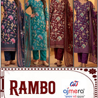 Pure Cotton Unstitched Suit Material | RAI-RAMBO-5906