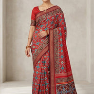 Cultural Elegance Jacquard Silk Saree With Blouse Piece | MDW-SRIYA