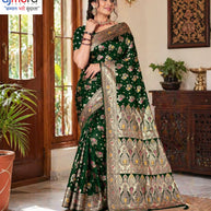 Luxury Jacquard Silk Saree with Blouse Piece for Wedding & Party Wear | TUL-CLEAR SILK VOL-23