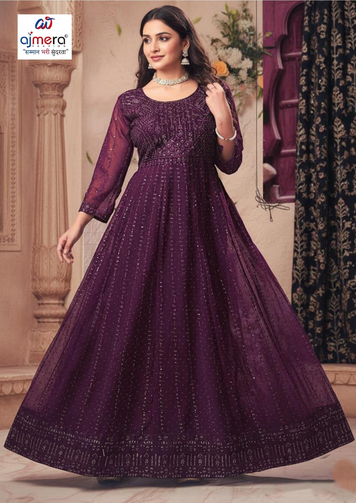 Elegant Jorjet Designer Party Wear Gown for Women | SHP-4800