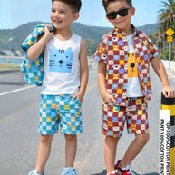 Wholesale Boys Shirt & Short Pant Set | TBA-4181-1