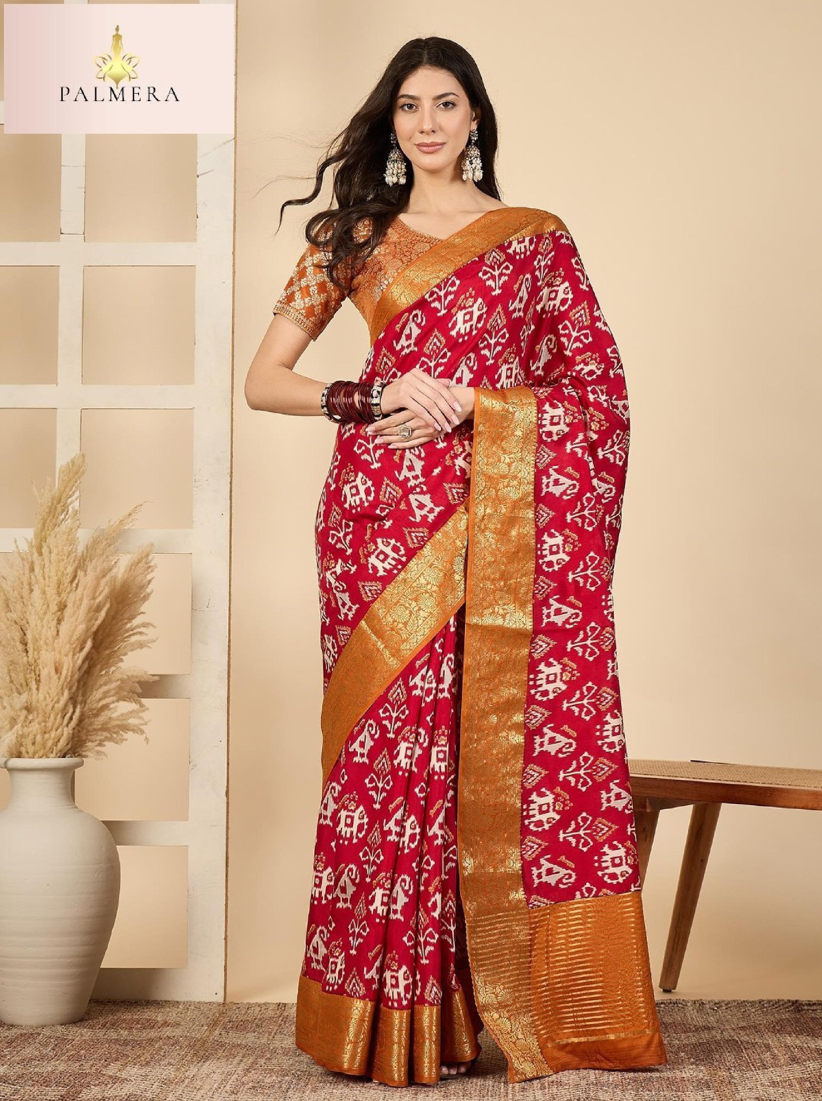 Palmera Saree Wholesaler and Palmera Saree Supplier | ALL-VIRASAAT-02