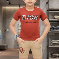 Boys T-Shirt Pant Set Wholesale in Surat | SEM-1508-1