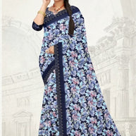 Exclusive Printed Saree with Blouse Piece for Elegant Ethnic Look  | GLC-GULABOO