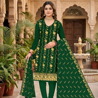 Premium Indo Unstitched Suit Set | RID-VYAPAAR-3