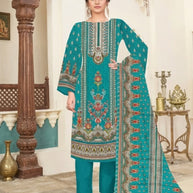 Premium Cotton Unstitched Suit Set | VLF-GULBAHAR
