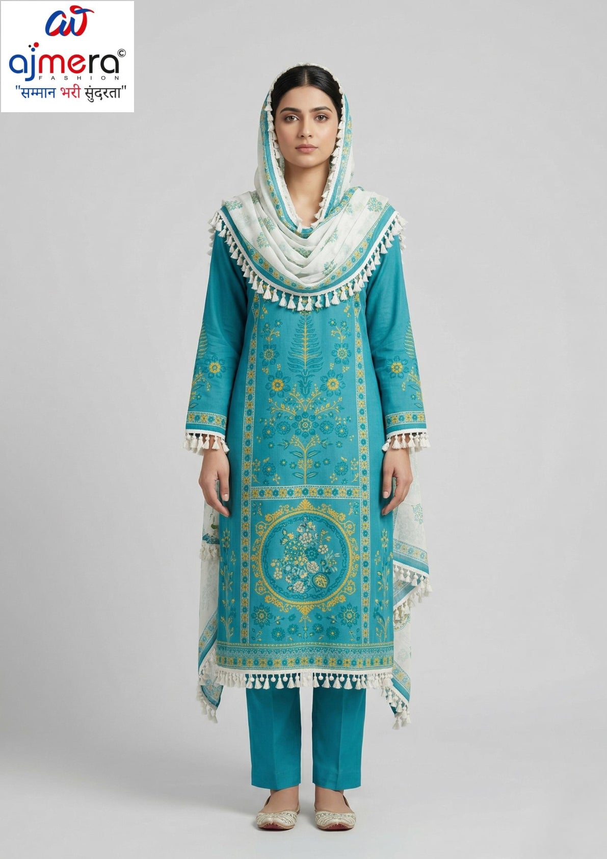 Premium Viscose Unstitched Suit Set | AAR-RAMOLA