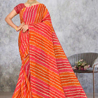 Chic Printed Saree with Blouse Piece for Sophisticated Ethnic Style | SNR-JUMP