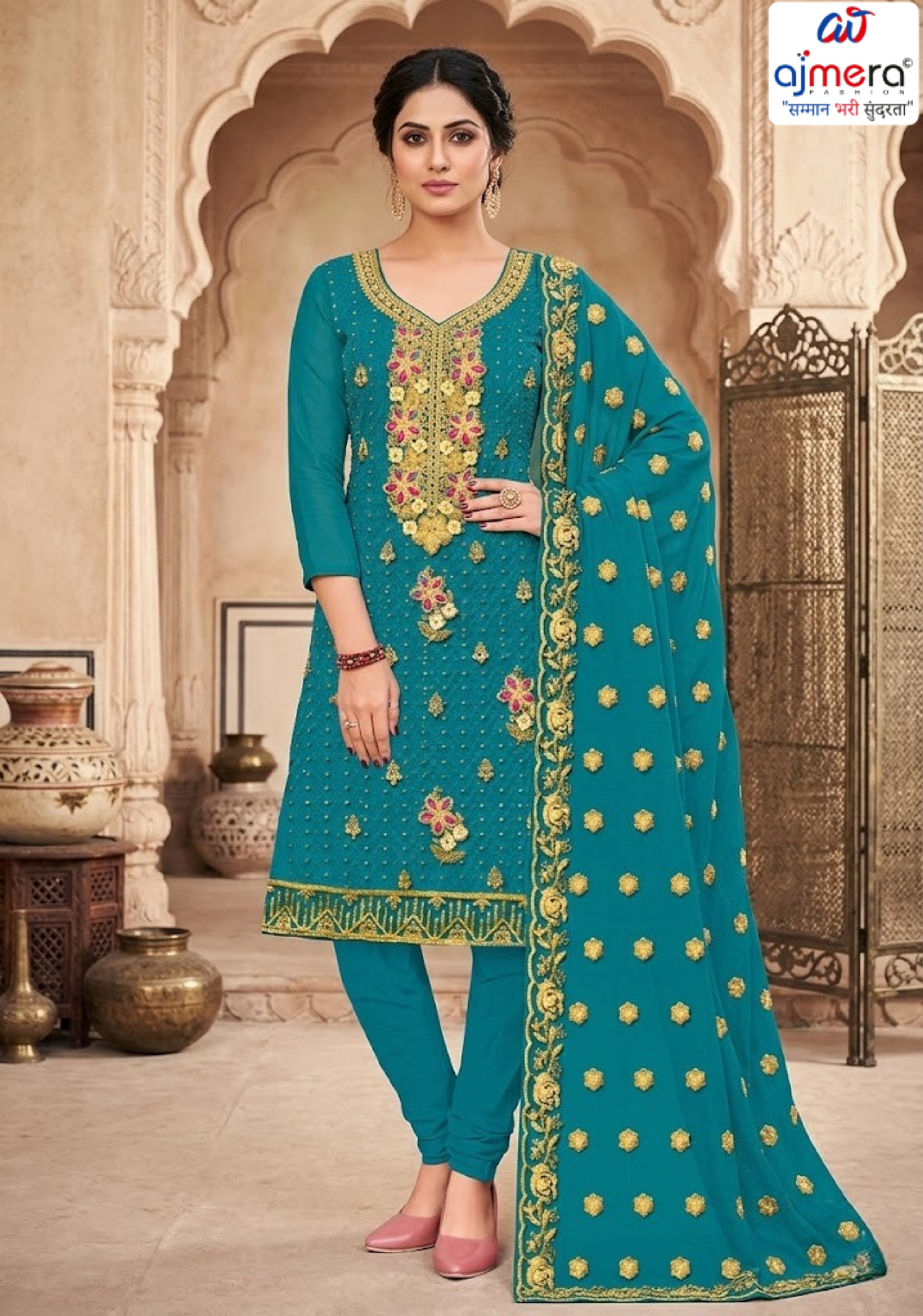 Classic Jaam Unstitched Suit Material | RPY-OFFICE TIME