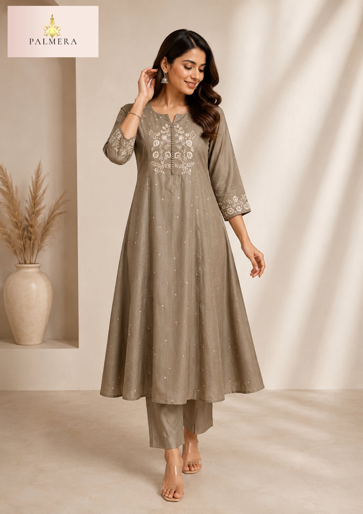 Elegant Designer Palmera Kurti Set for Women | MIK-344D