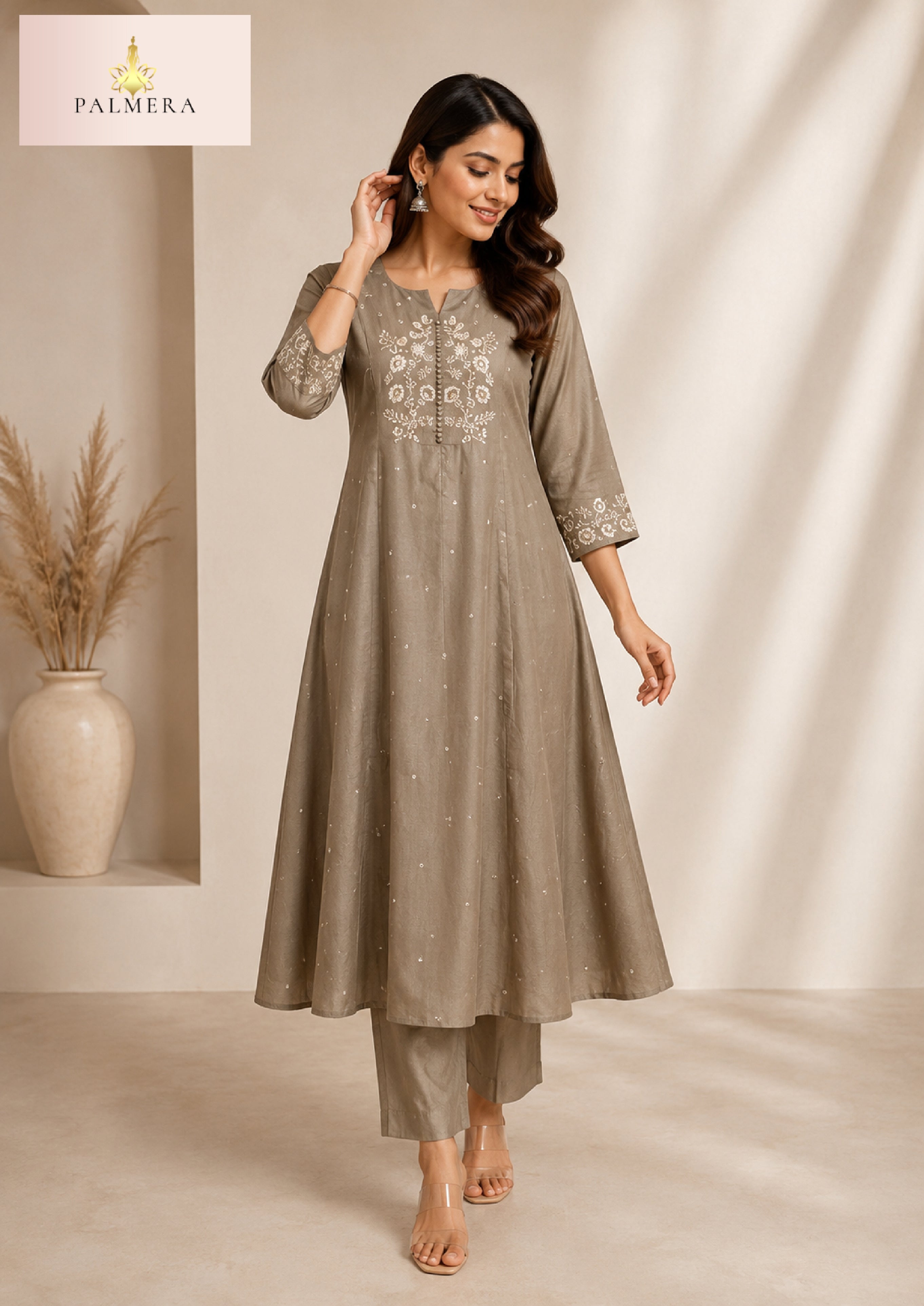 Elegant Designer Palmera Kurti Set for Women | MIK-344D