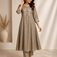 Elegant Designer Palmera Kurti Set for Women | MIK-344D