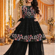 Elegant Rangoli Designer Party Wear Gown for Women | SHP-ADDA-27