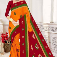 Fancy Cotton Saree with Without Blouse for Premium Ethnic and Traditional Wear | DS-5G