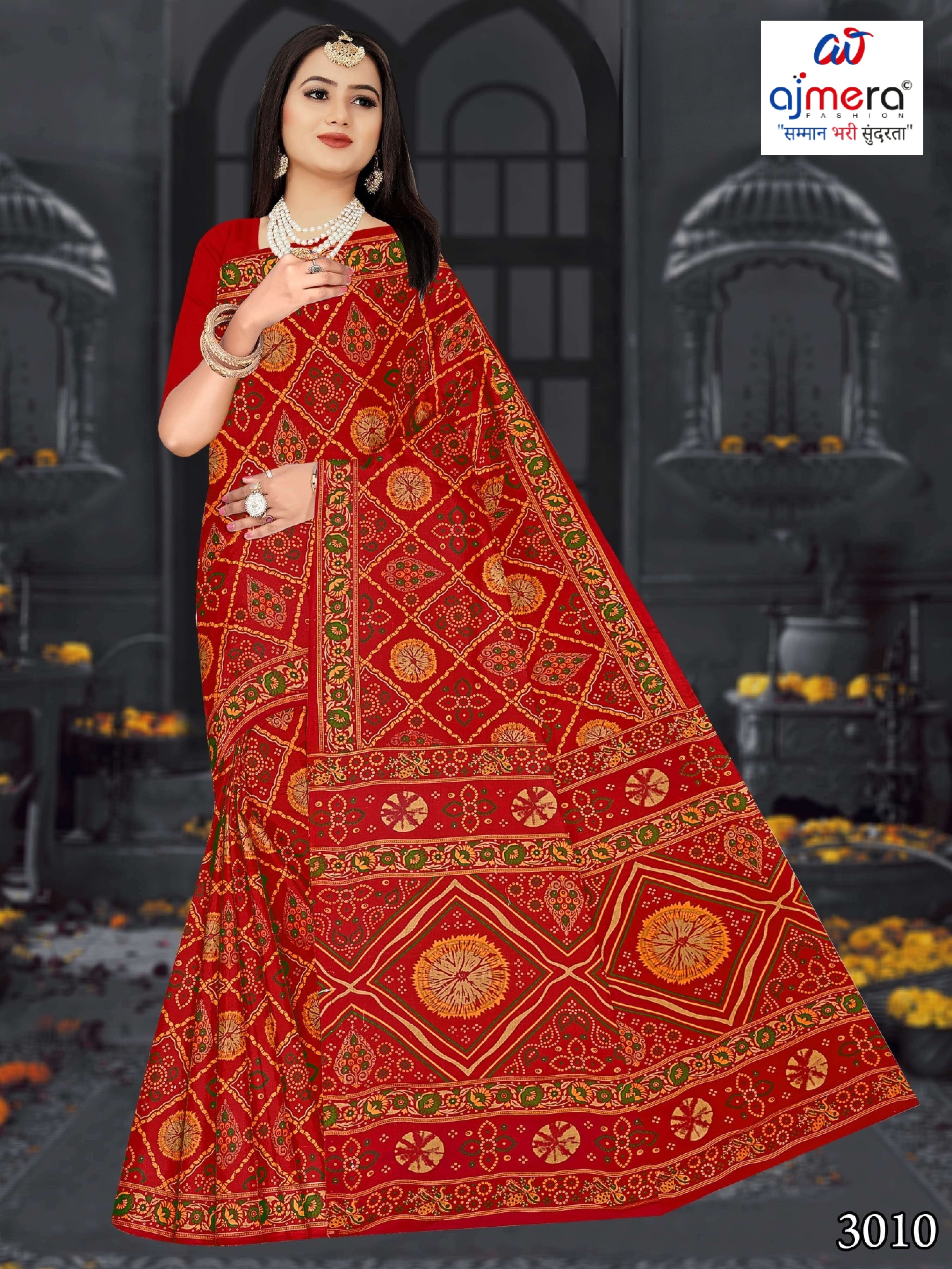 Daily Wear Cotton Saree with Without Blouse for Premium Ethnic and Traditional Wear | DS-KAILASHPATI