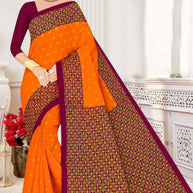 Fancy Cotton Saree with Without Blouse for Premium Ethnic and Traditional Wear | DS-5G